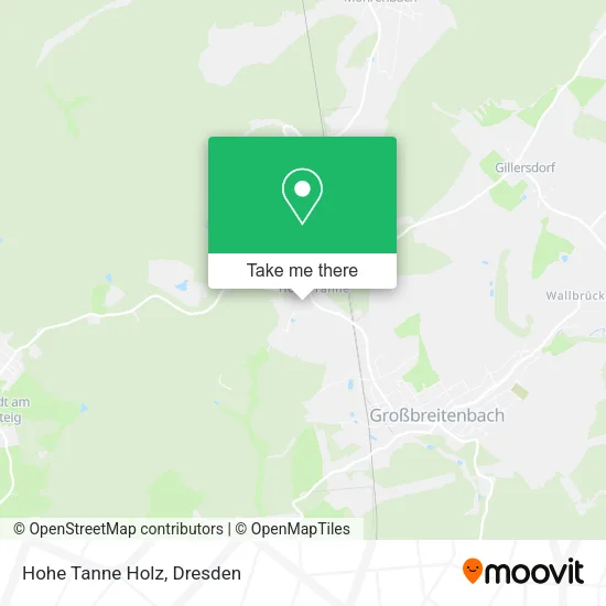 Карта Hohe Tanne Holz