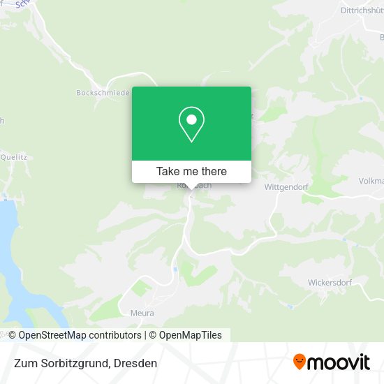 Карта Zum Sorbitzgrund