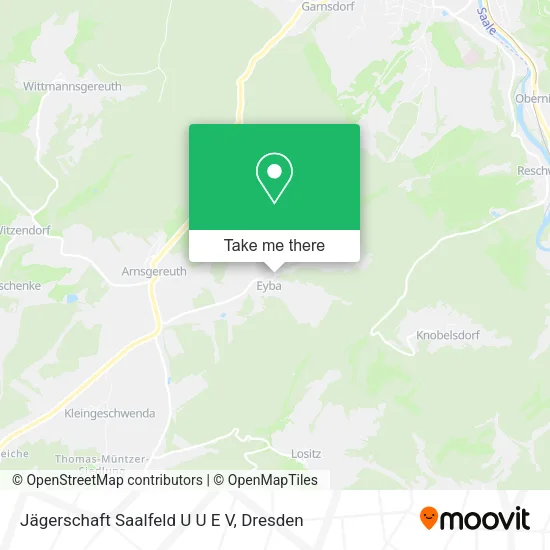 Карта Jägerschaft Saalfeld U U E V