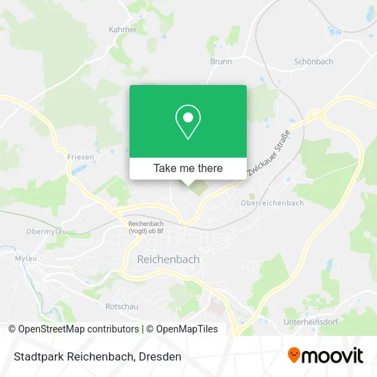 Карта Stadtpark Reichenbach