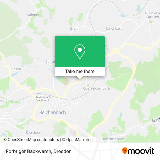 Карта Forbriger Backwaren