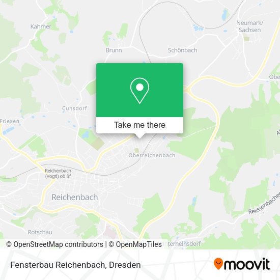 Карта Fensterbau Reichenbach