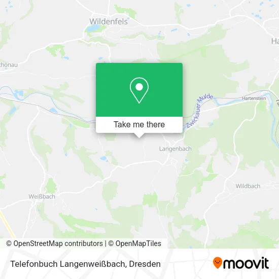 Карта Telefonbuch Langenweißbach