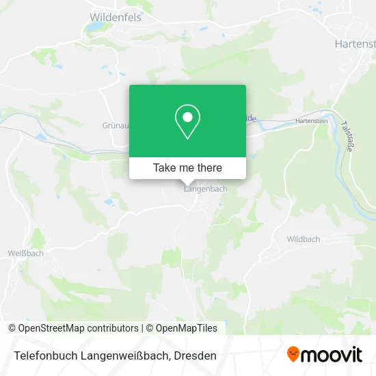 Карта Telefonbuch Langenweißbach