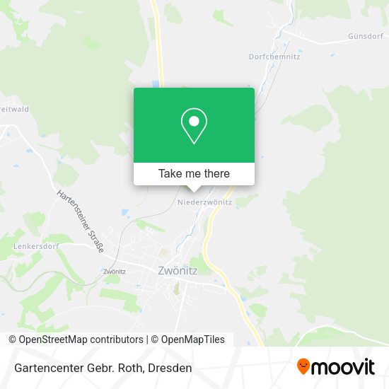 Карта Gartencenter Gebr. Roth