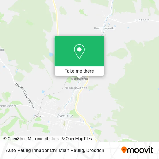 Карта Auto Paulig Inhaber Christian Paulig