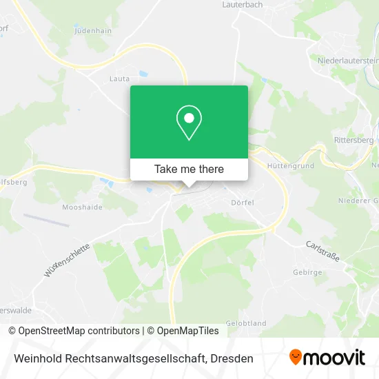 Weinhold Rechtsanwaltsgesellschaft map