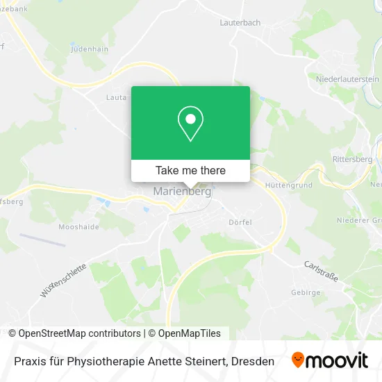 Карта Praxis für Physiotherapie Anette Steinert