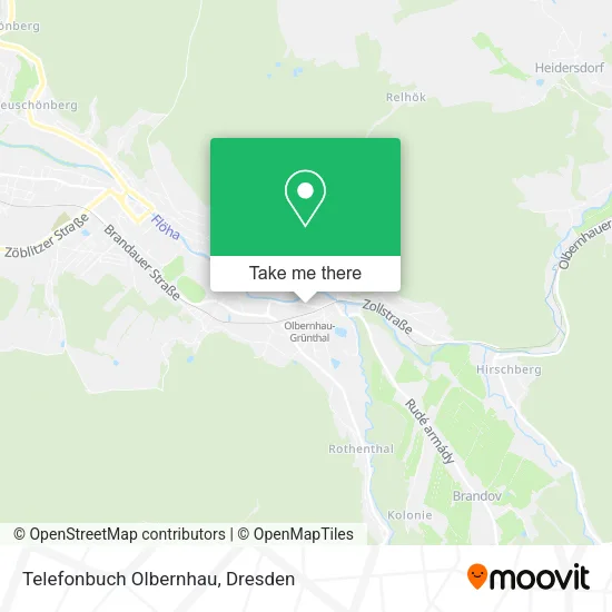 Карта Telefonbuch Olbernhau