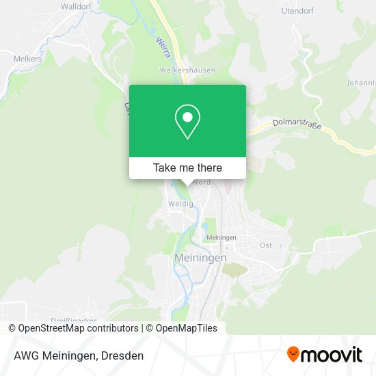 Карта AWG Meiningen