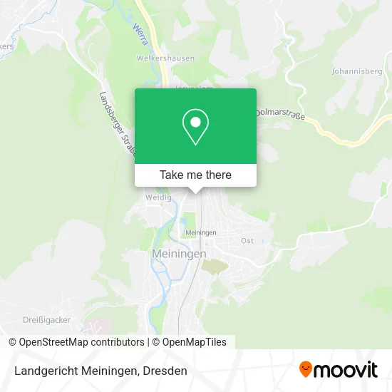 Карта Landgericht Meiningen