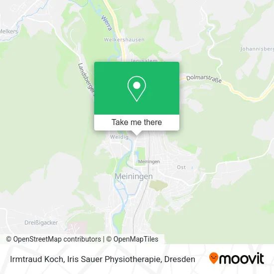 Карта Irmtraud Koch, Iris Sauer Physiotherapie