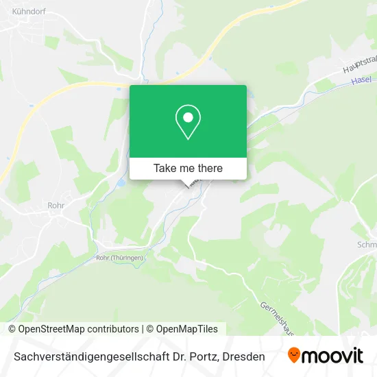 Sachverständigengesellschaft Dr. Portz map