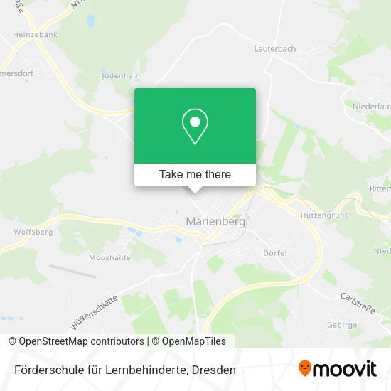 Карта Förderschule für Lernbehinderte