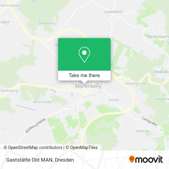 Карта Gaststätte Old MAN