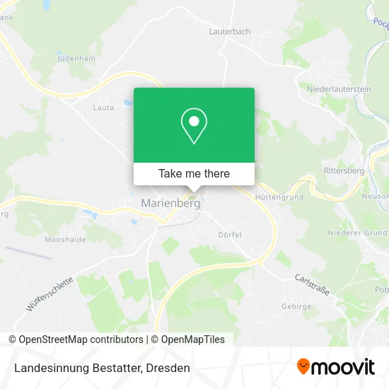 Карта Landesinnung Bestatter
