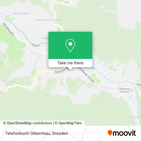 Карта Telefonbuch Olbernhau