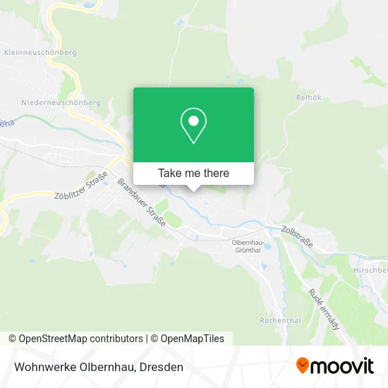 Карта Wohnwerke Olbernhau