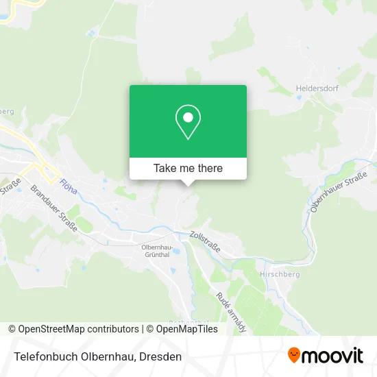Карта Telefonbuch Olbernhau