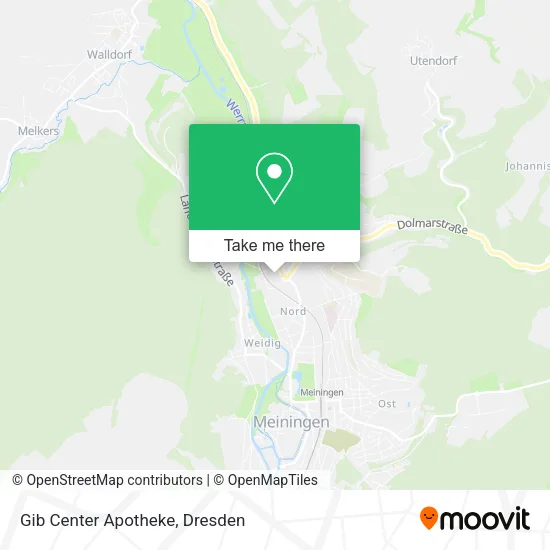 Gib Center Apotheke map