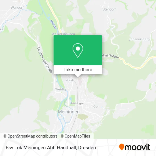 Карта Esv Lok Meiningen Abt. Handball