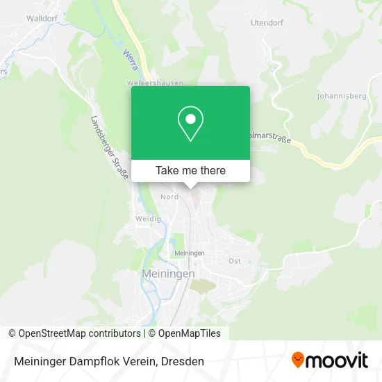 Карта Meininger Dampflok Verein