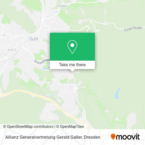 Карта Allianz Generalvertretung Gerald Galler