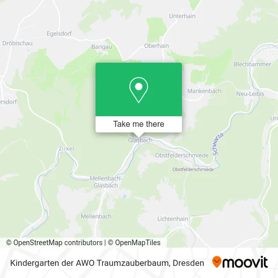 Карта Kindergarten der AWO Traumzauberbaum