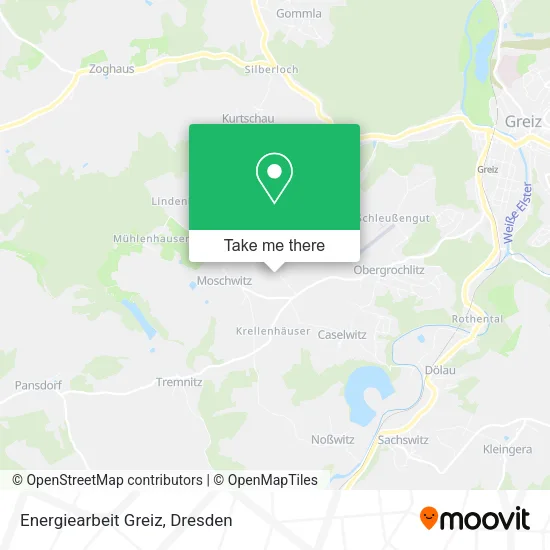 Карта Energiearbeit Greiz