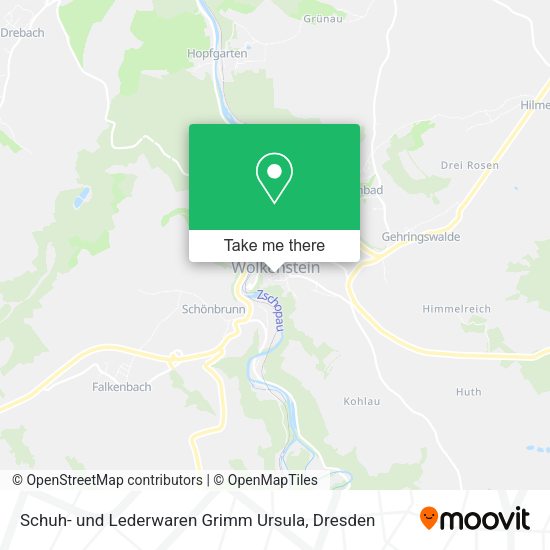 Карта Schuh- und Lederwaren Grimm Ursula