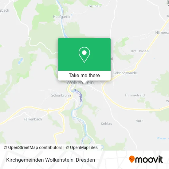 Карта Kirchgemeinden Wolkenstein