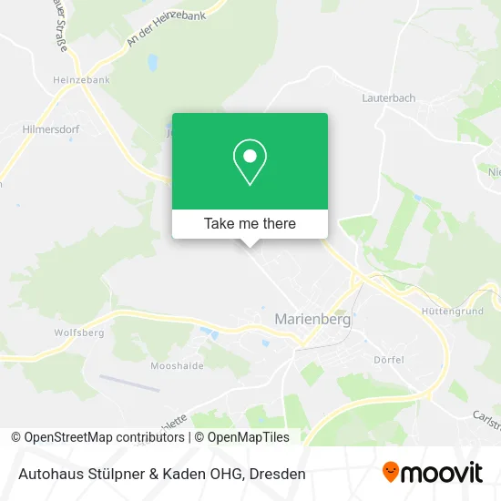Autohaus Stülpner & Kaden OHG map