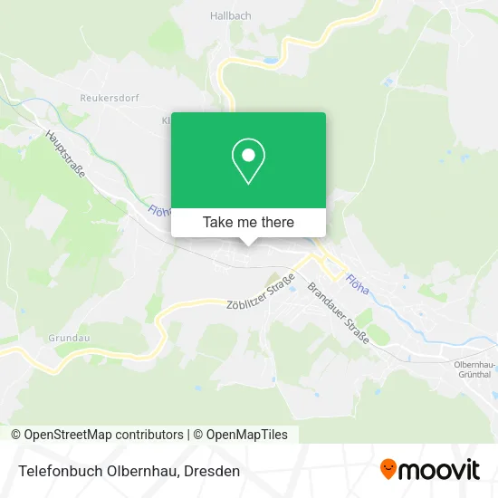 Карта Telefonbuch Olbernhau
