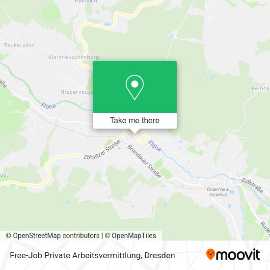 Карта Free-Job Private Arbeitsvermittlung