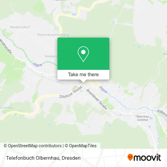 Карта Telefonbuch Olbernhau