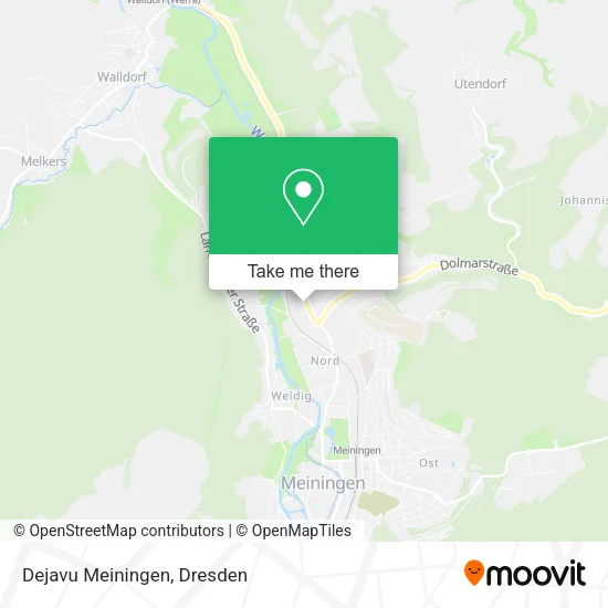 Карта Dejavu Meiningen