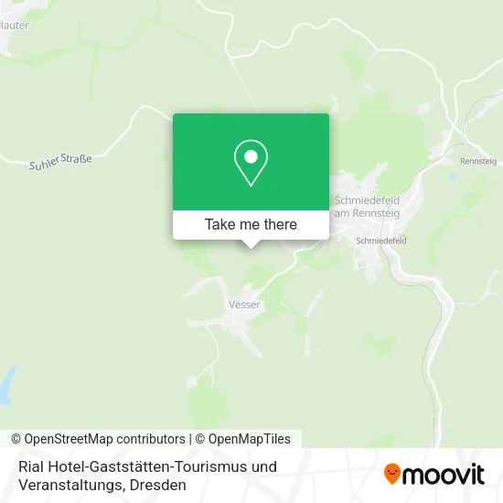 Rial Hotel-Gaststätten-Tourismus und Veranstaltungs map