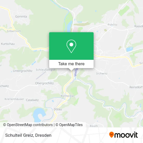 Карта Schulteil Greiz