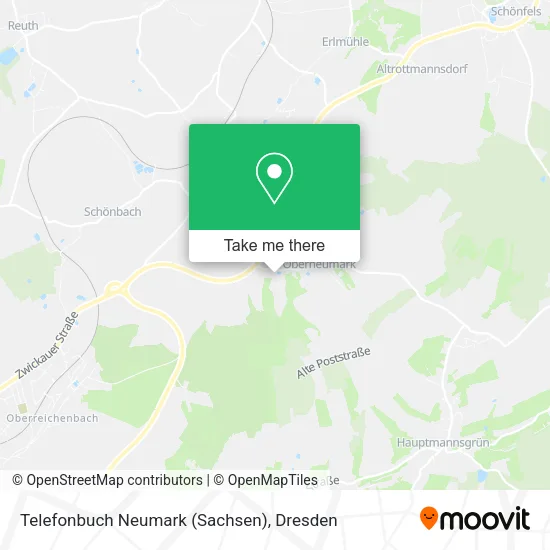Карта Telefonbuch Neumark (Sachsen)