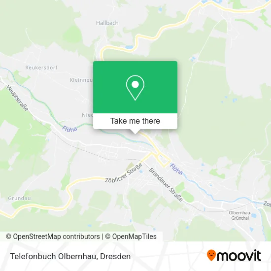 Карта Telefonbuch Olbernhau