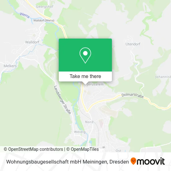 Карта Wohnungsbaugesellschaft mbH Meiningen