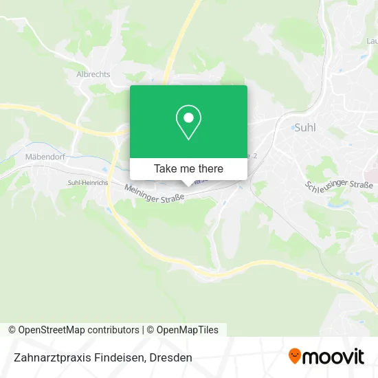Карта Zahnarztpraxis Findeisen