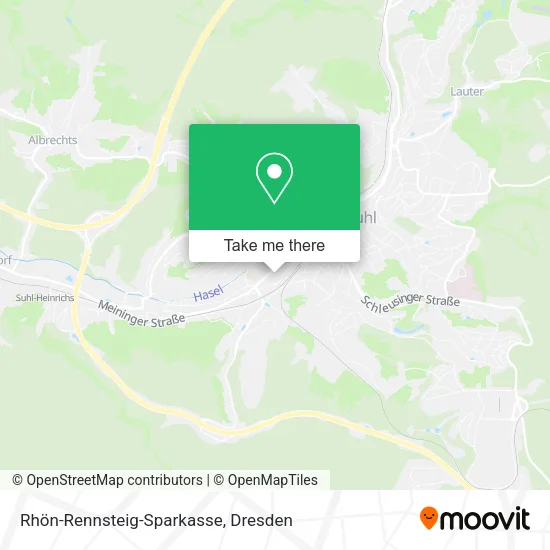 Карта Rhön-Rennsteig-Sparkasse