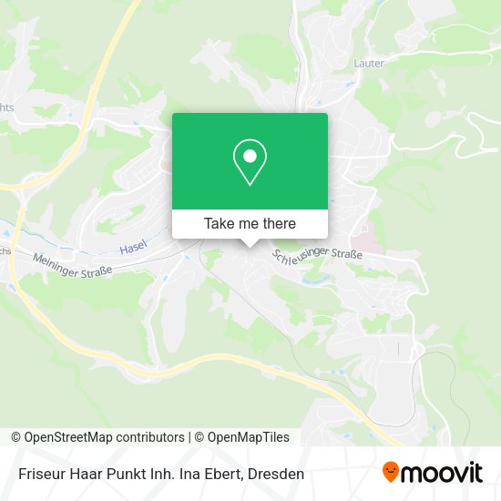 Карта Friseur Haar Punkt Inh. Ina Ebert