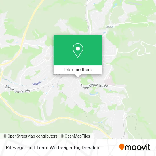 Rittweger und Team Werbeagentur map