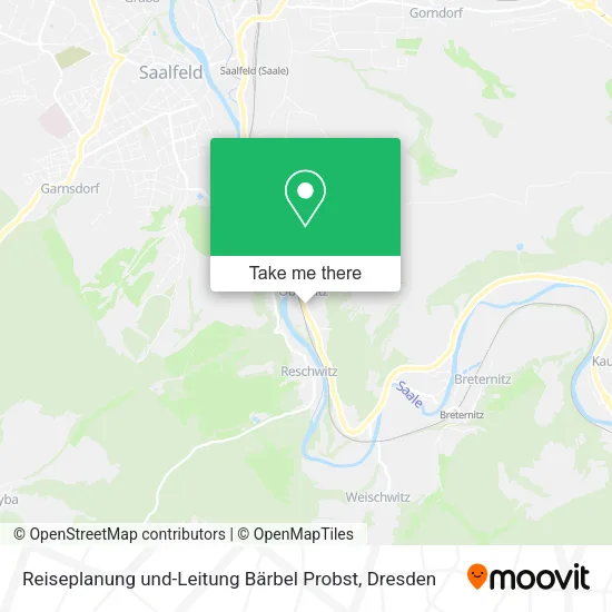 Карта Reiseplanung und-Leitung Bärbel Probst