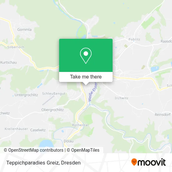Карта Teppichparadies Greiz