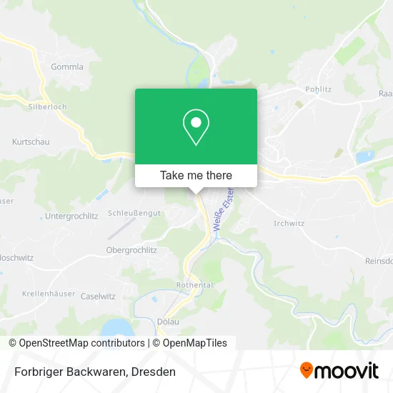 Карта Forbriger Backwaren