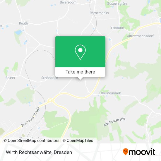 Карта Wirth Rechtsanwälte