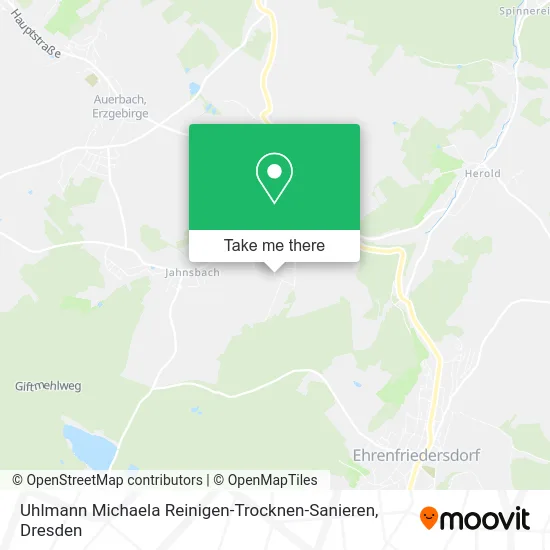 Карта Uhlmann Michaela Reinigen-Trocknen-Sanieren